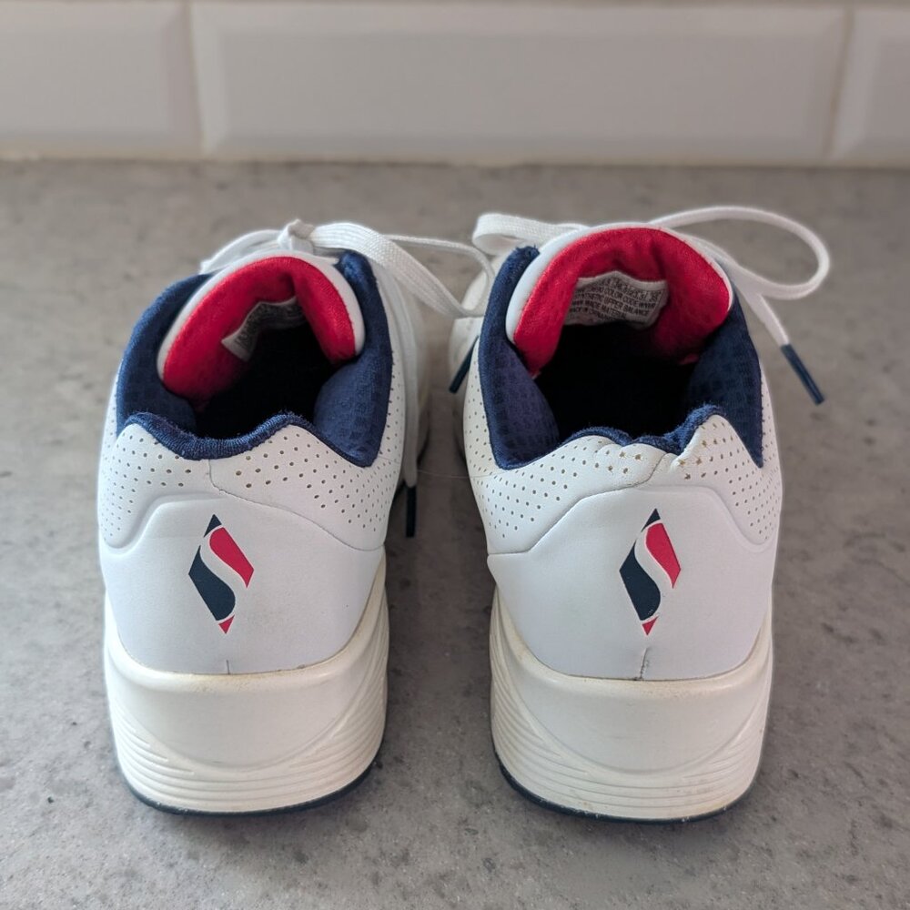 Skechers Los Angeles Women’s Sneakers – White/Navy/Red – Size 6.5 - Picture 4 of 10